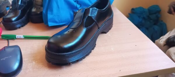 Girls Black School Shoes