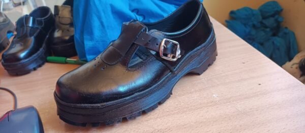 Girls Black School Shoes